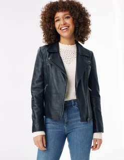 Bethany Biker Leather Jacket