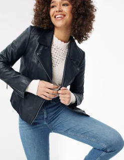 Bethany Biker Leather Jacket