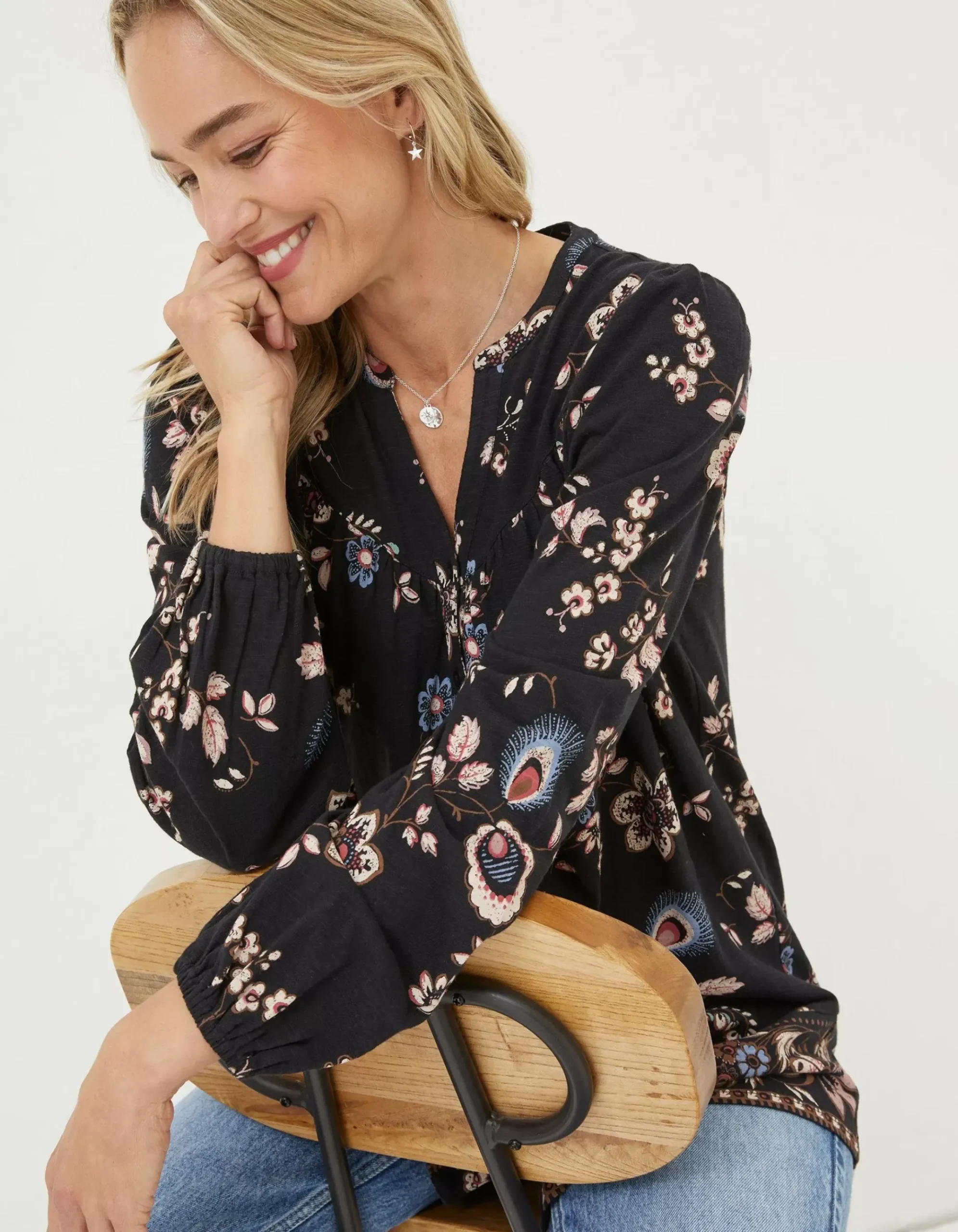 Betty Fall Floral Tunic