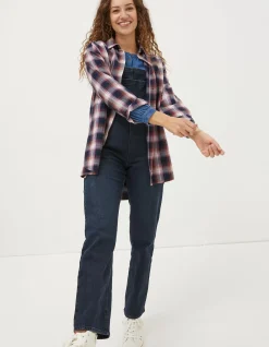 Billie Longline Check Shirt
