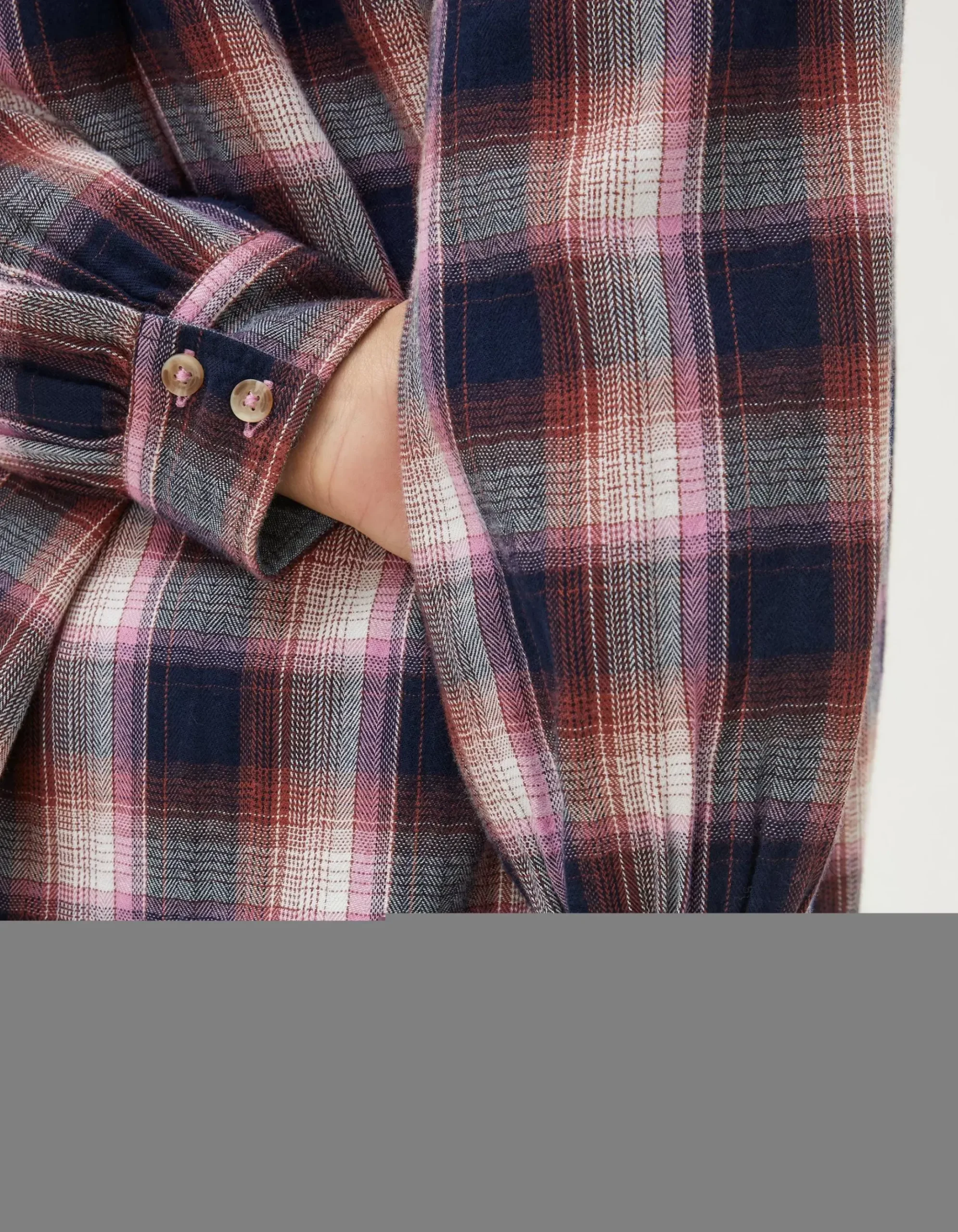Billie Longline Check Shirt