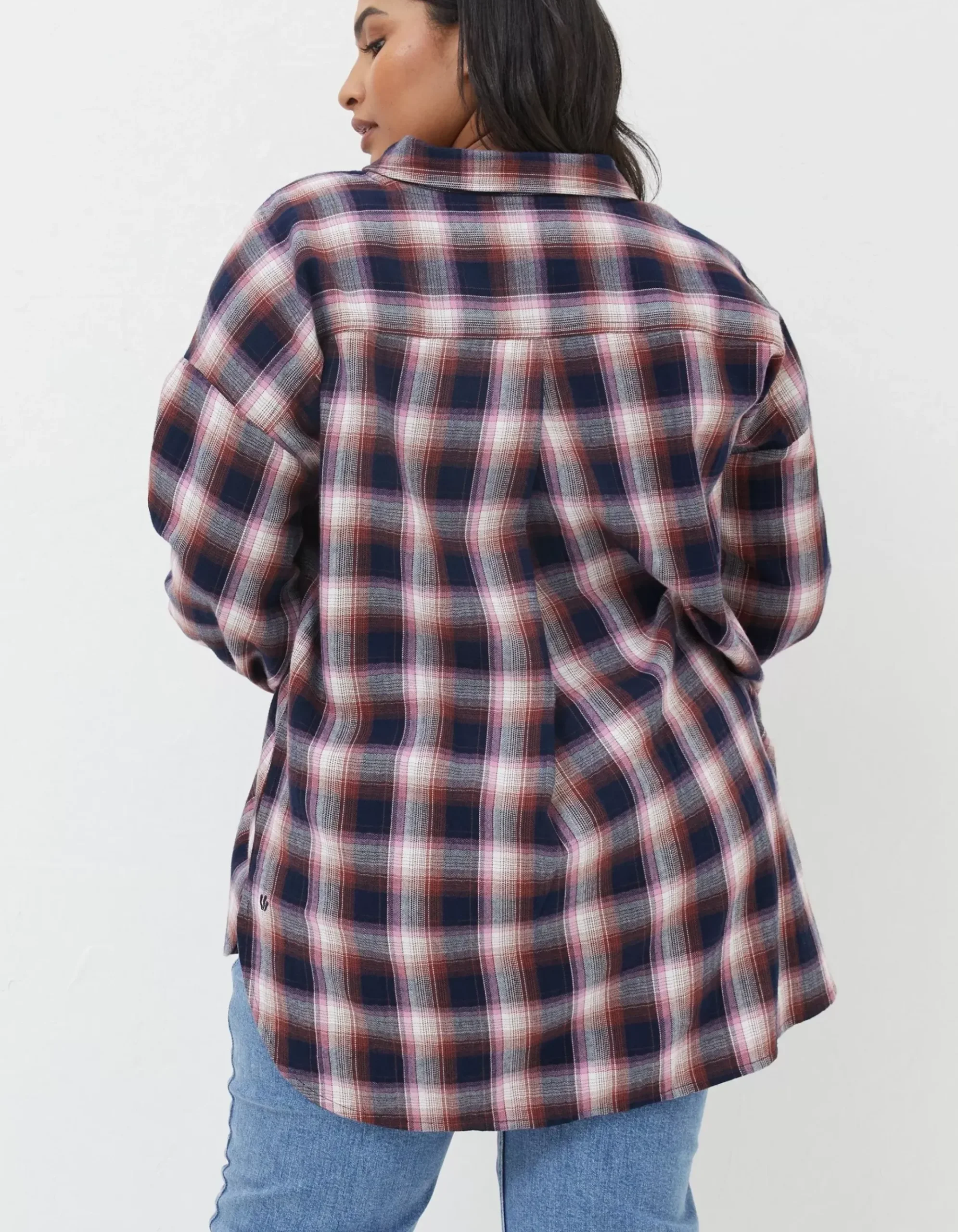 Billie Longline Check Shirt