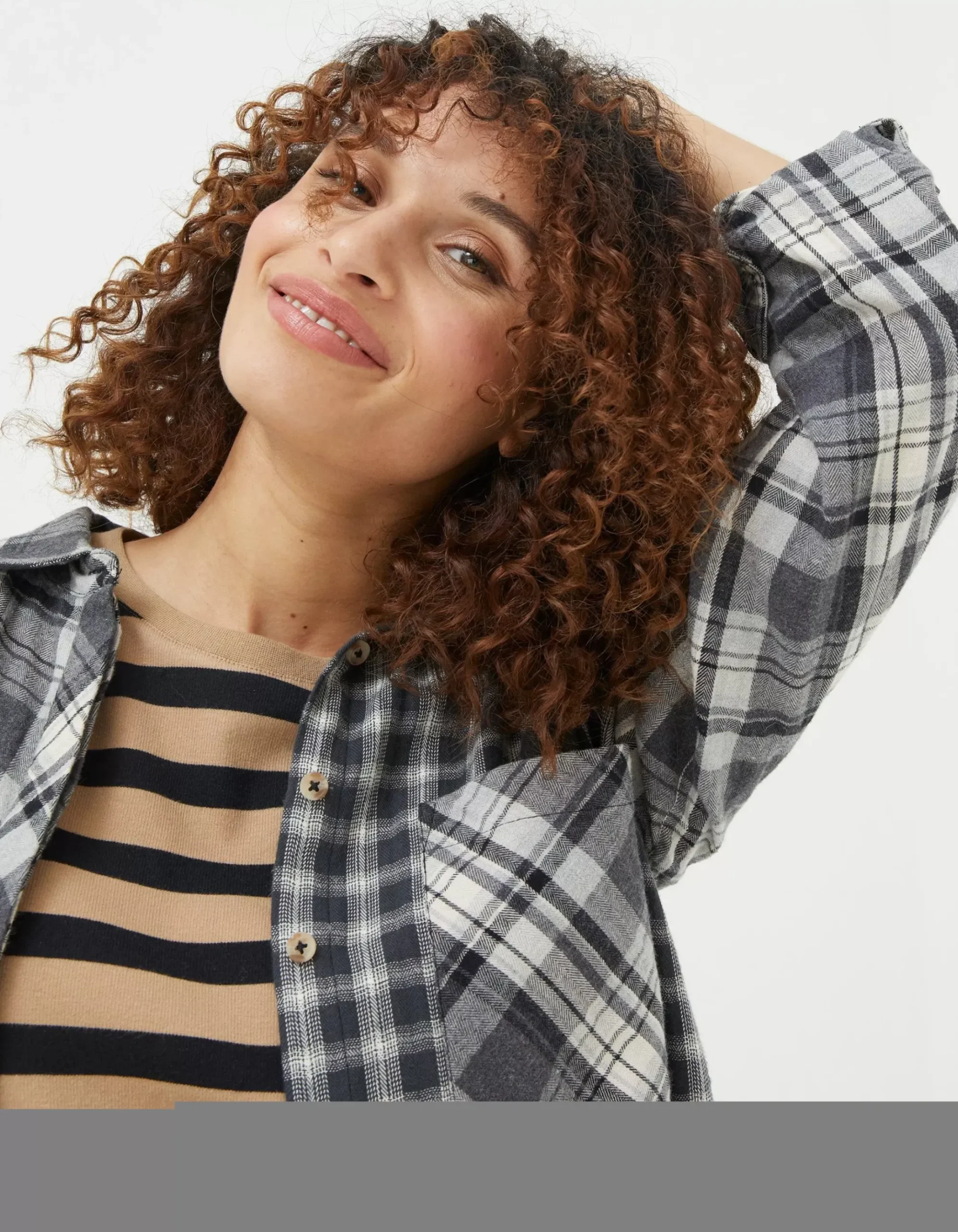 Billie Longline Check Shirt