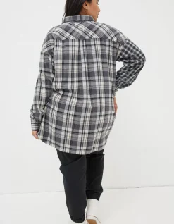 Billie Longline Check Shirt