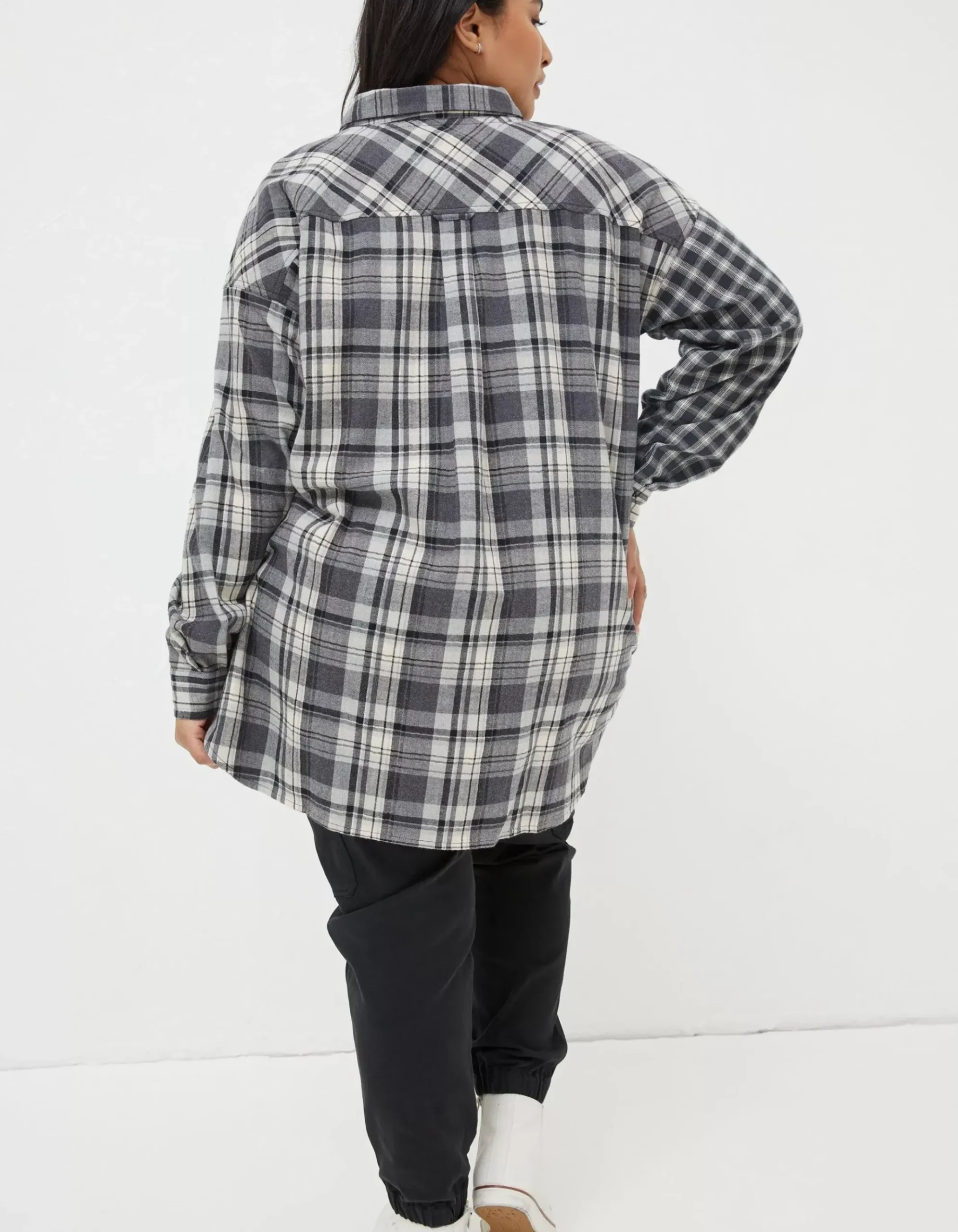 Billie Longline Check Shirt