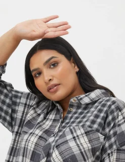 Billie Longline Check Shirt