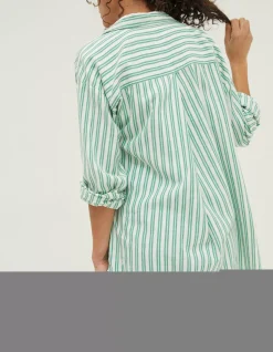 Billie Stripe Longline Shirt