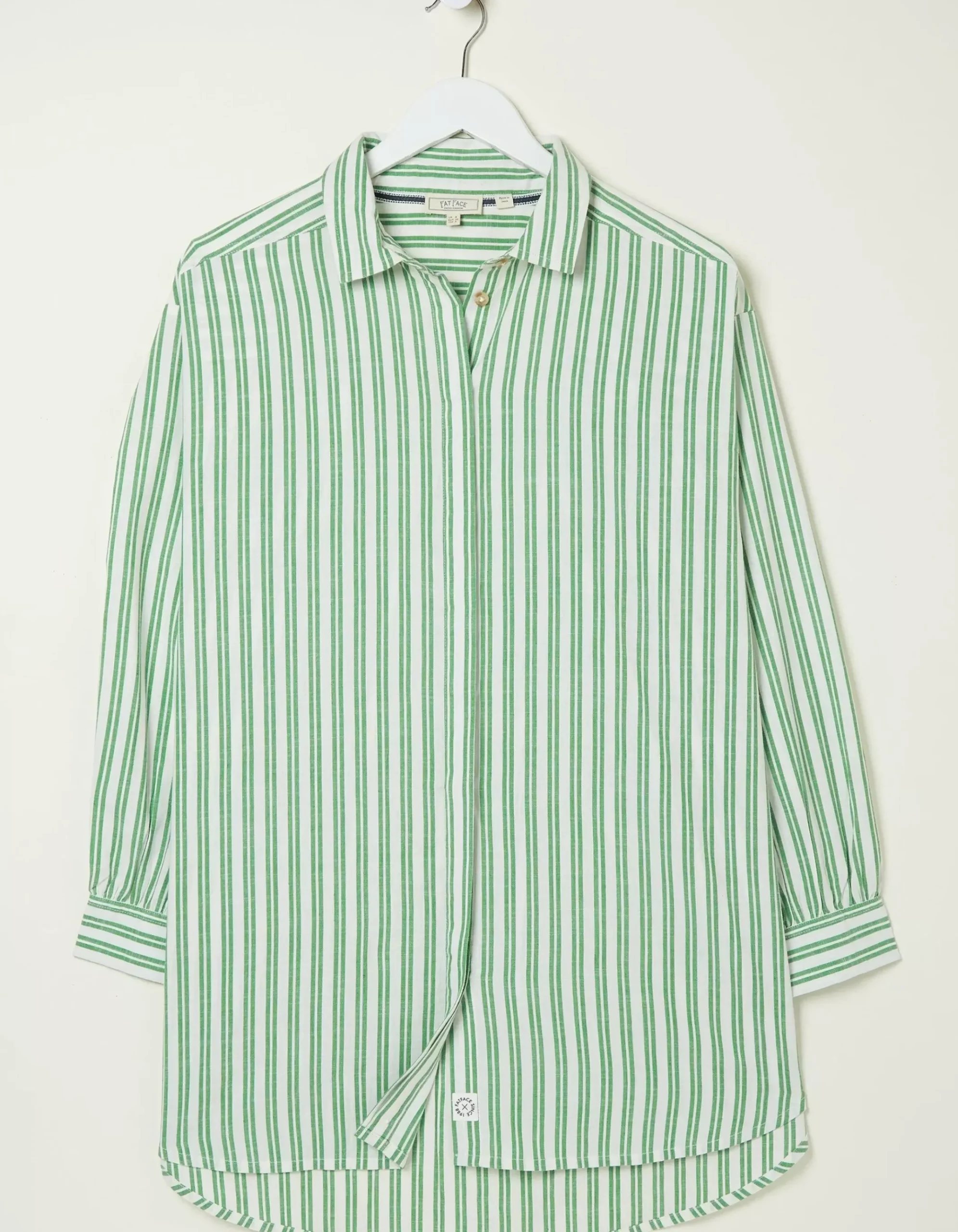 Billie Stripe Longline Shirt