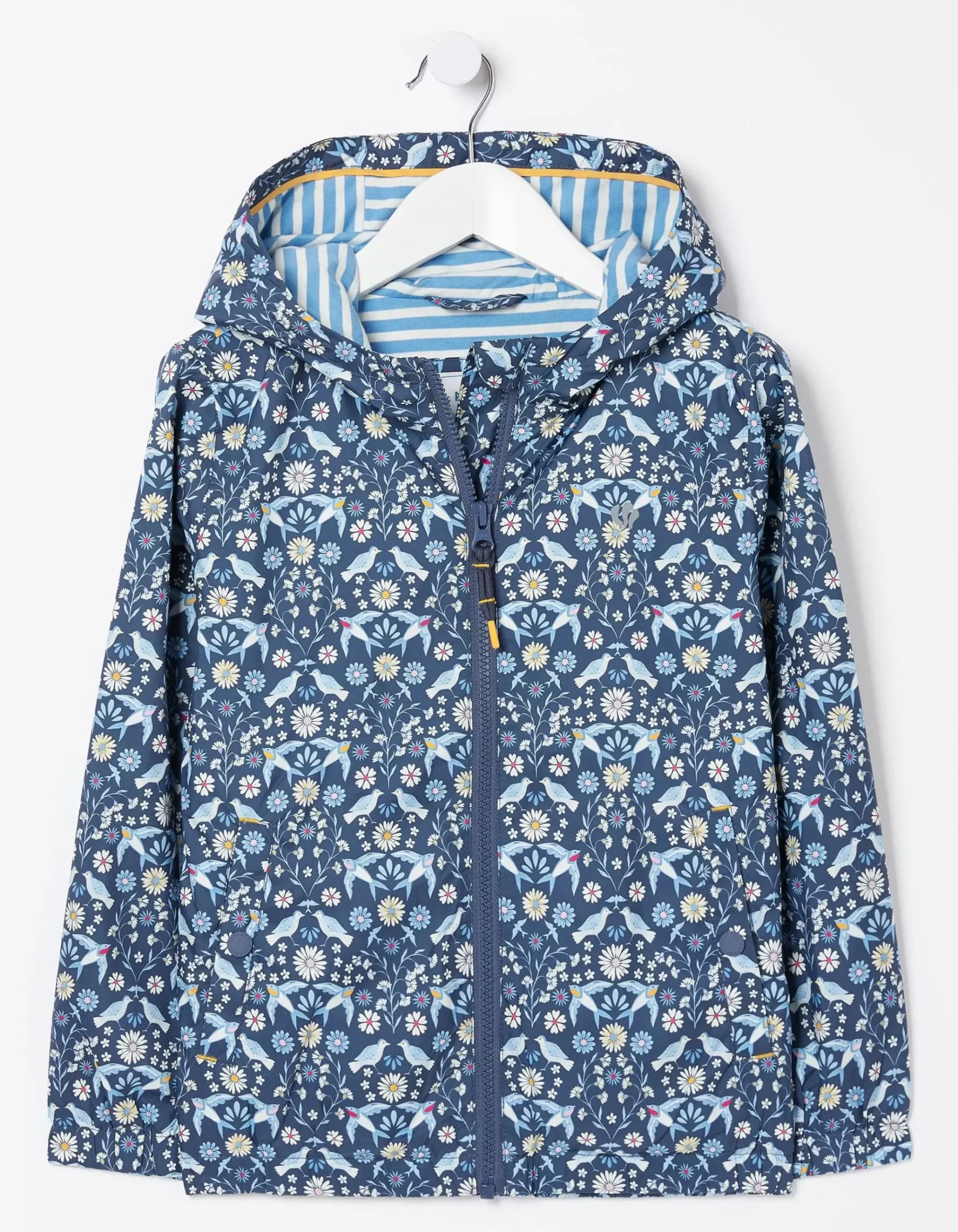 Bird Tile Windbreaker Jacket