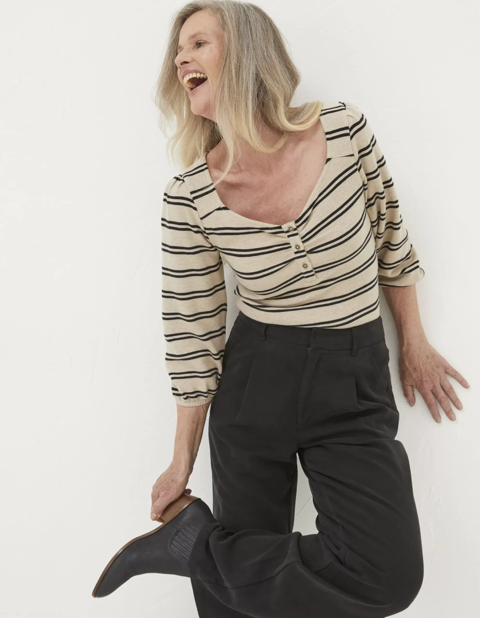Blake Wide Leg Drape Trousers