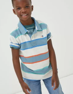 Block Stripe Polo