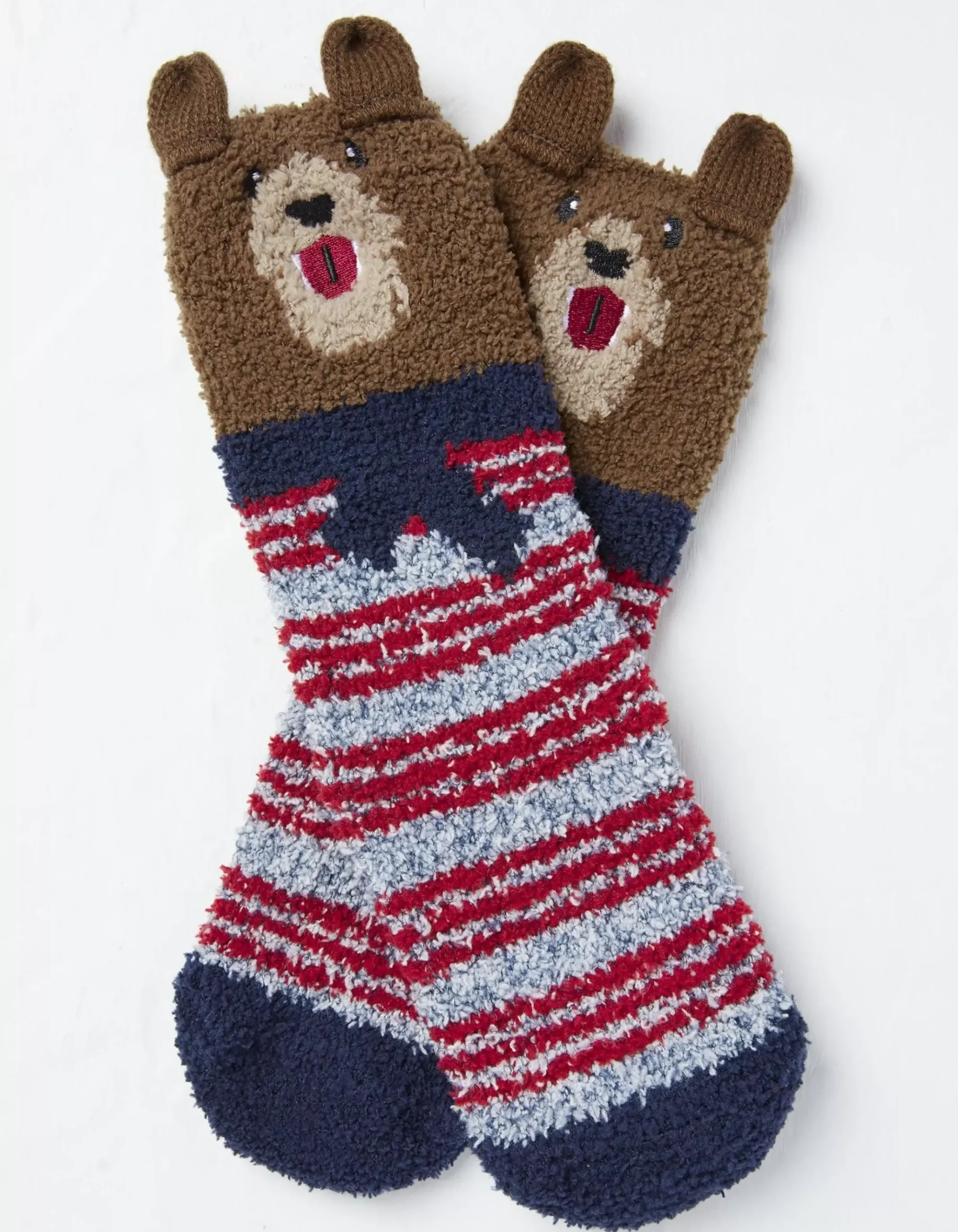 Bobbi Bear Fluffy Socks