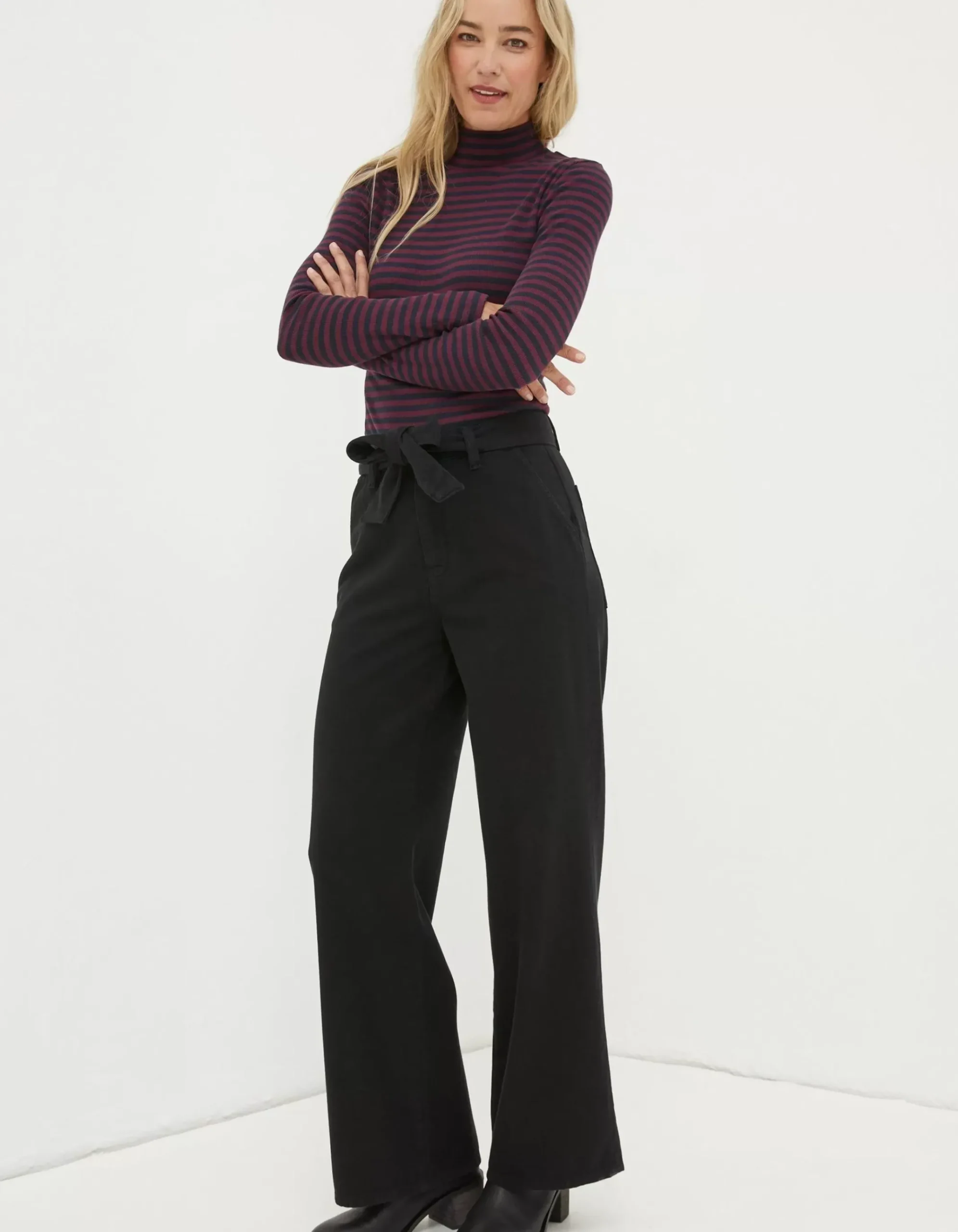 Bodi Belted Drape Trousers