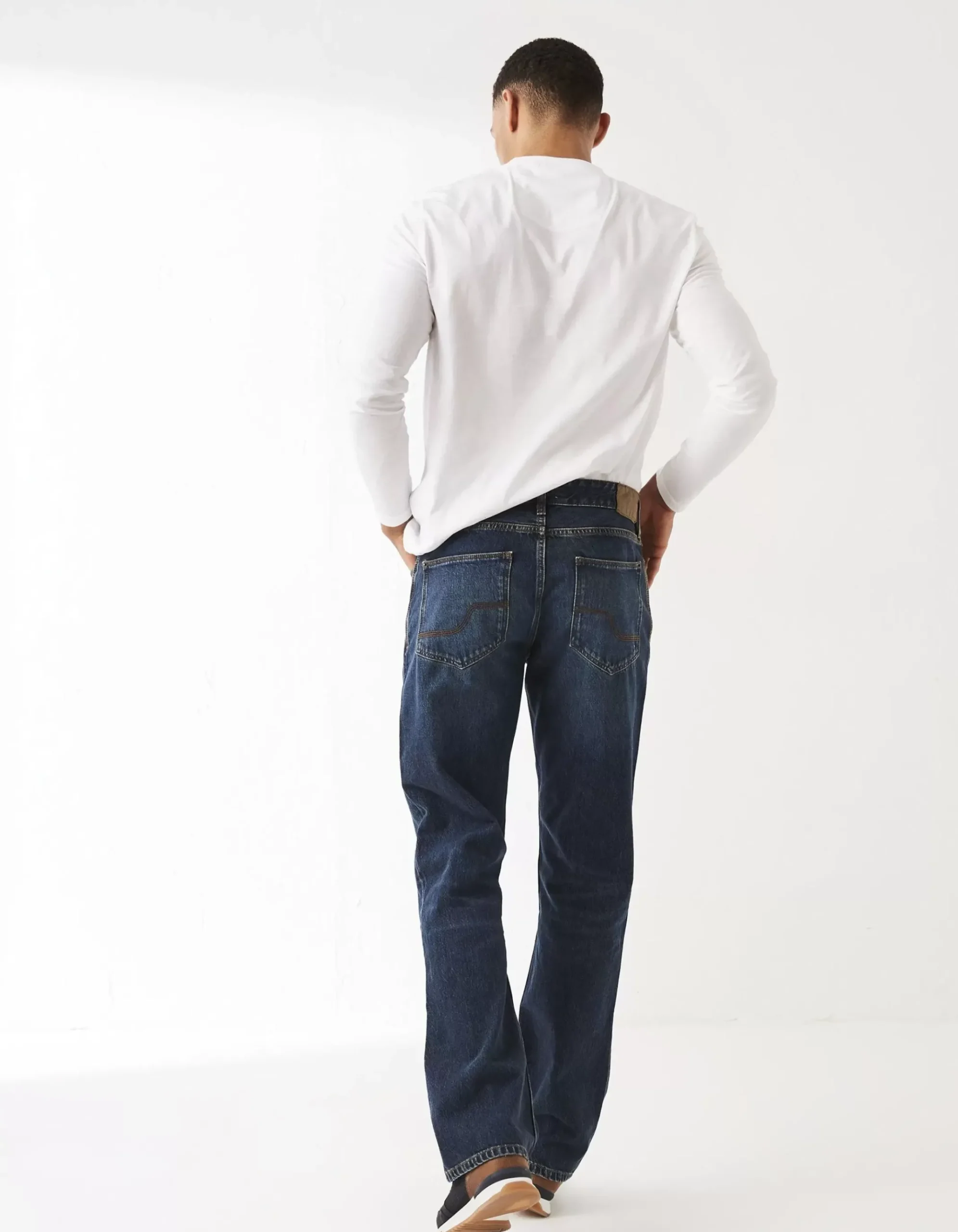 Bootcut Mid Wash Jeans