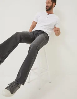 Bootcut Wash Jeans