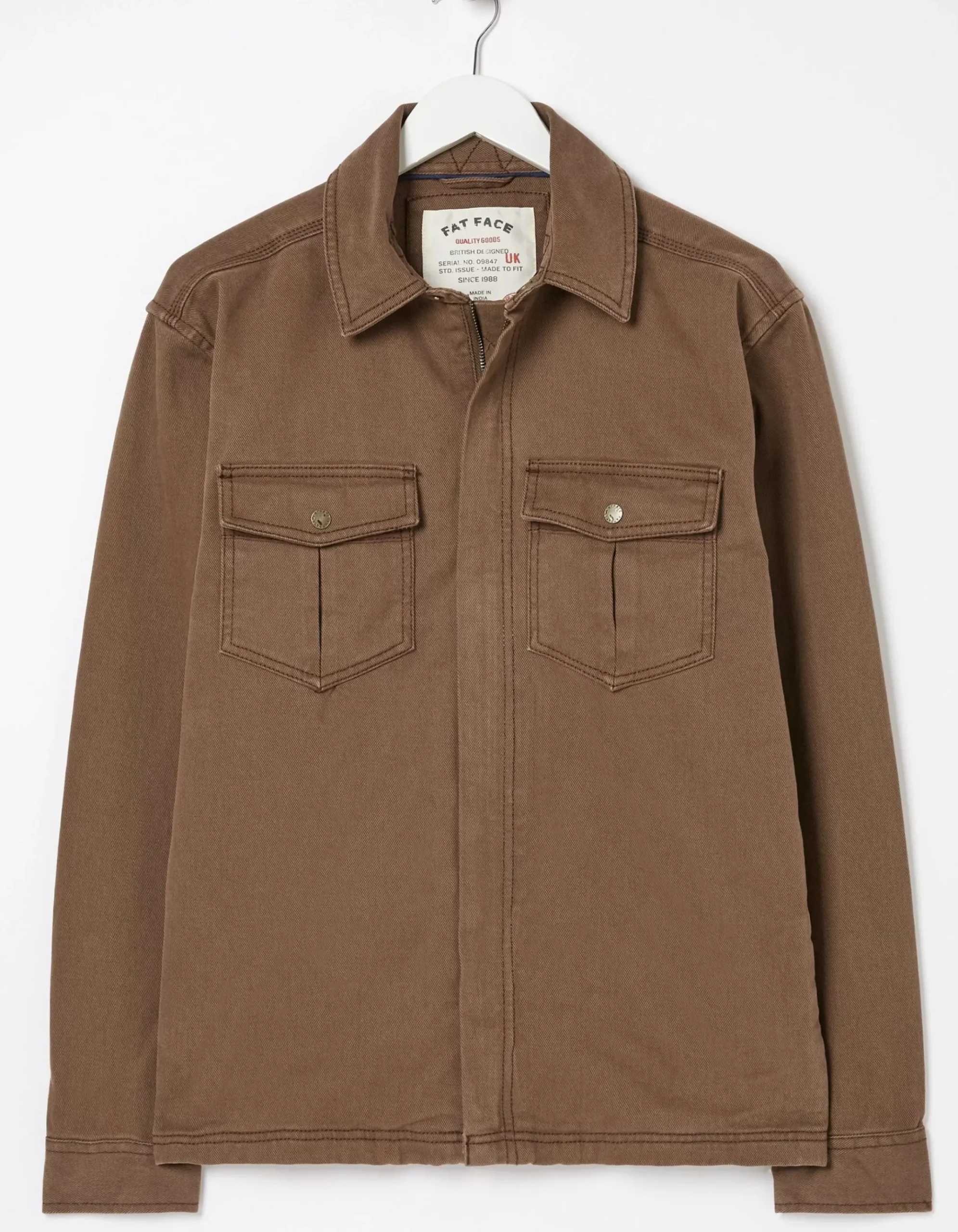 Bowd Zip Front Overshirt
