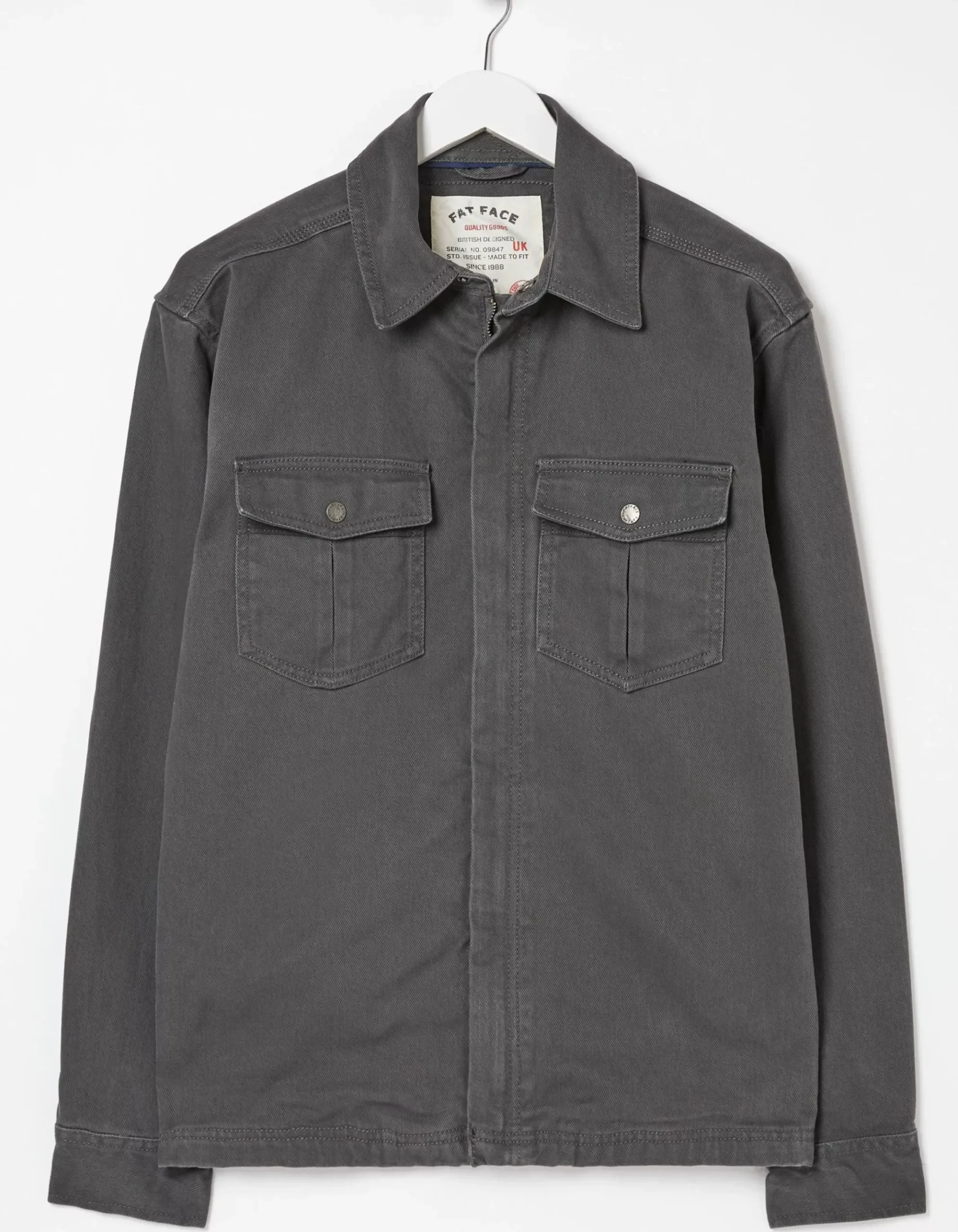 Bowd Zip Front Overshirt
