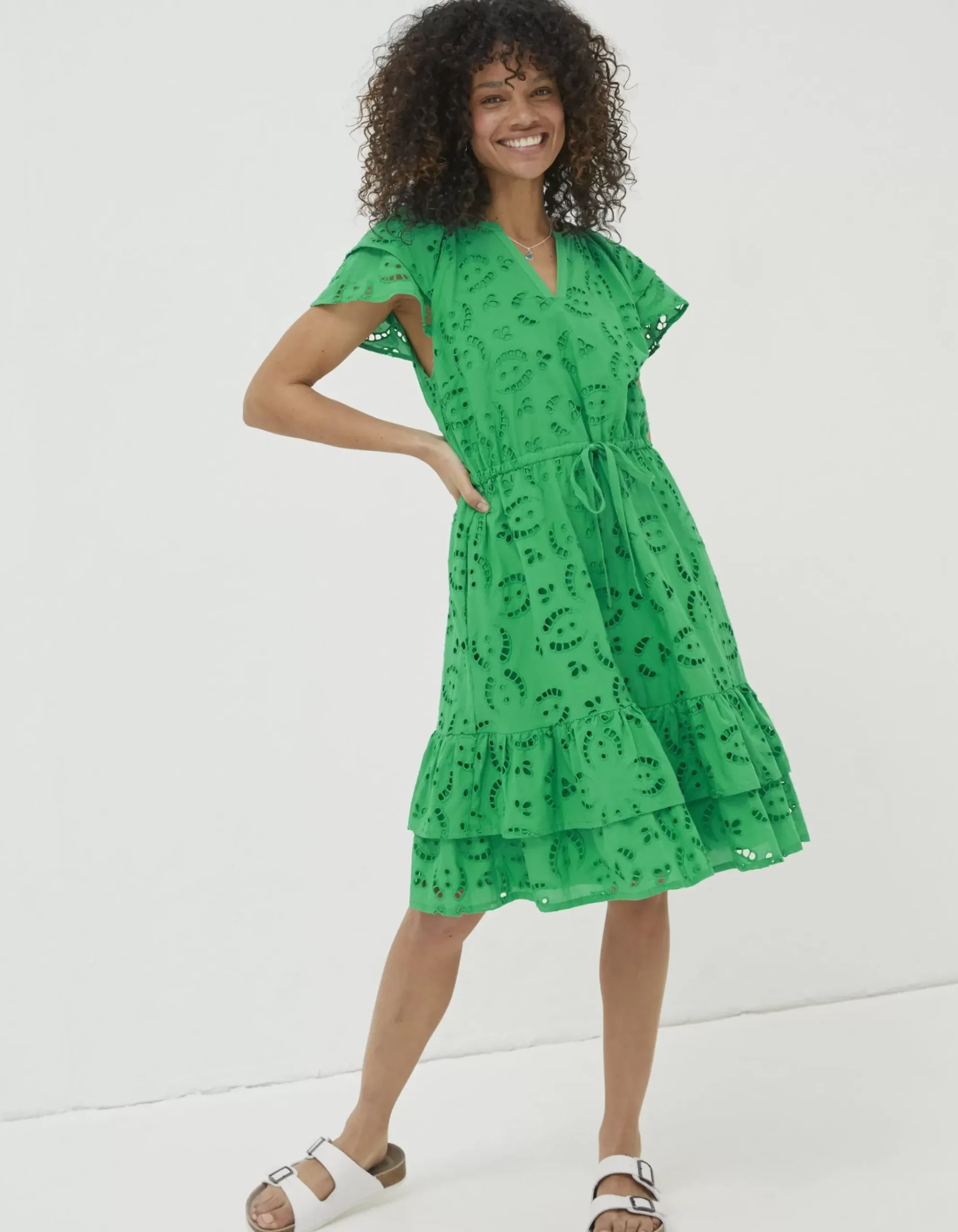Brady Broderie Dress