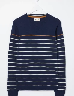 Braunton Stripe Crew Jumper