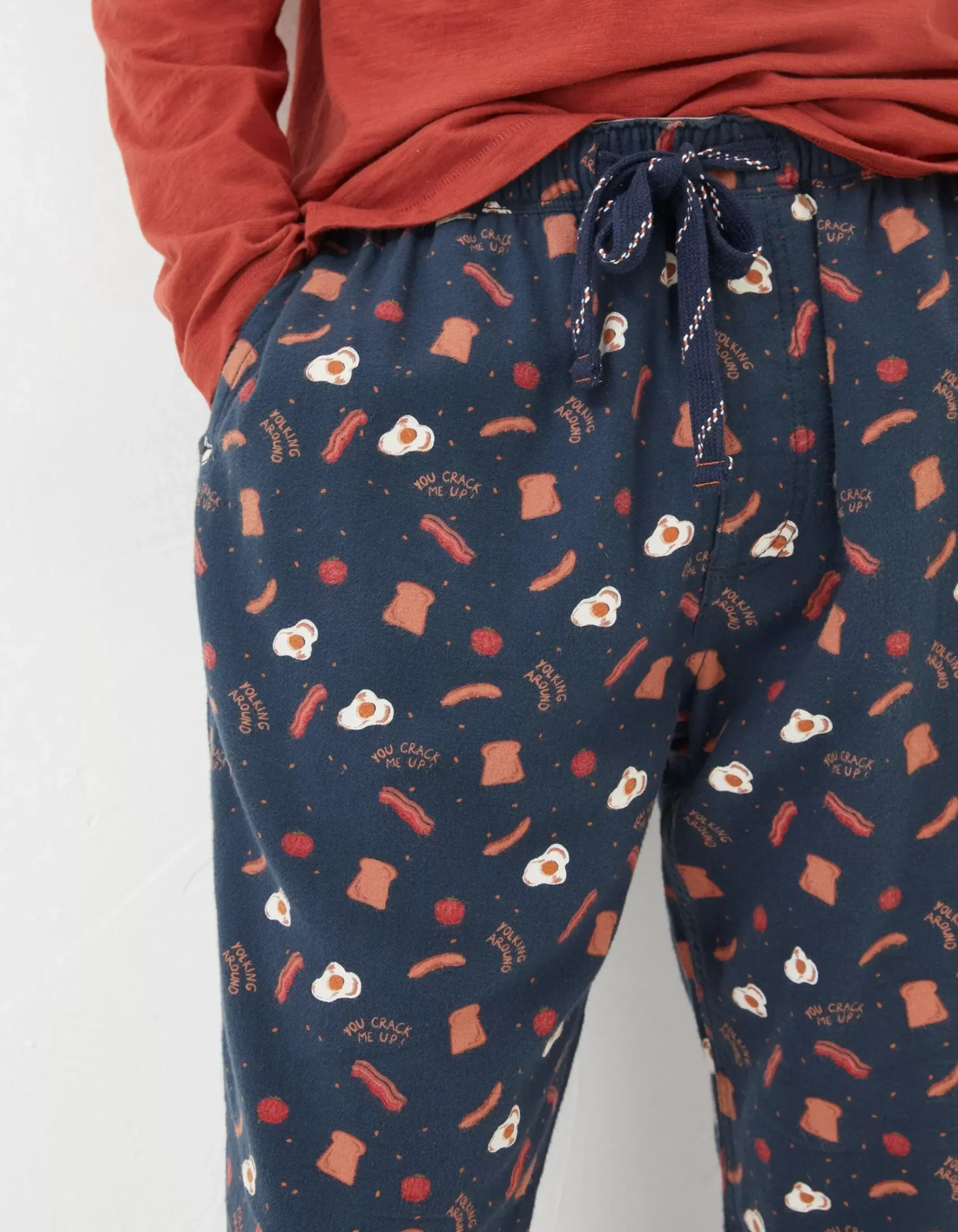Breakfast Print Pyjama Bottoms