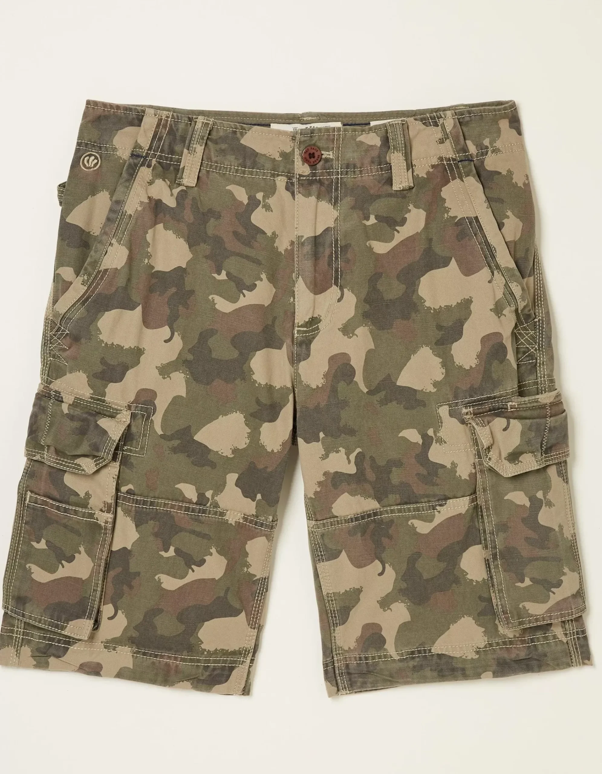 Breakyard Camo Cargo Shorts