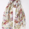 Bright Paisley Scarf
