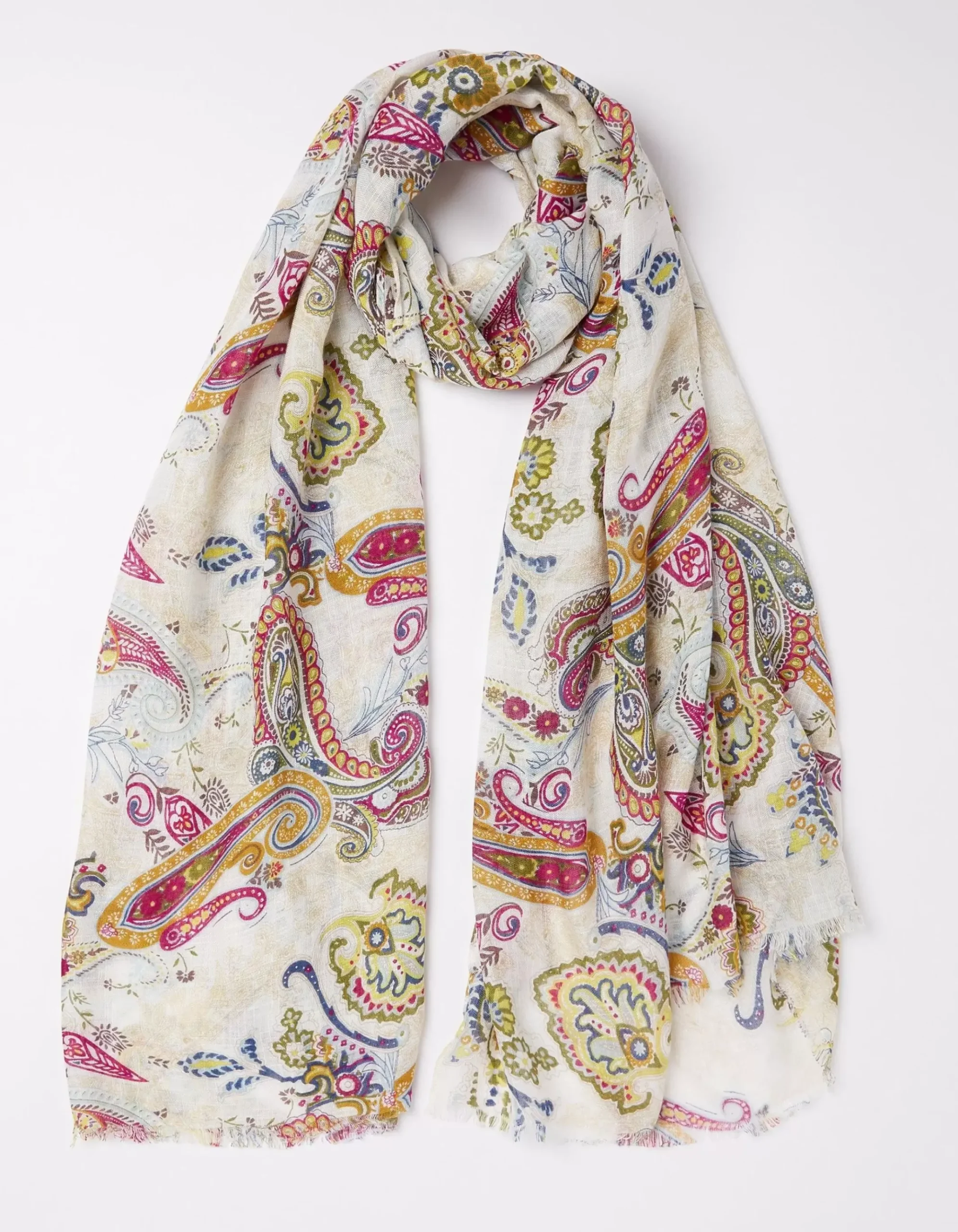 Bright Paisley Scarf