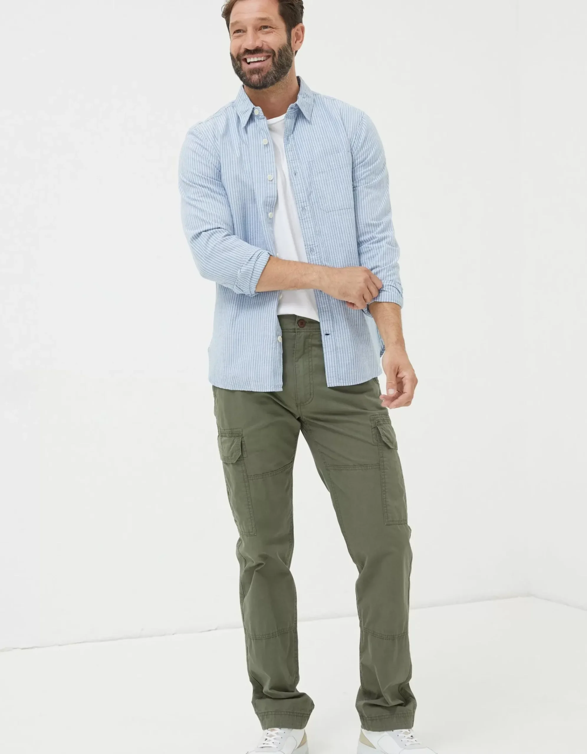 Bude Straight Cargo Trousers
