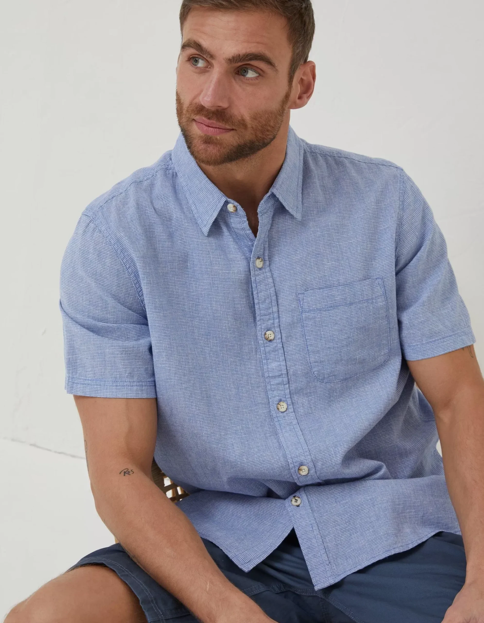 Bugle Micro Check Shirt