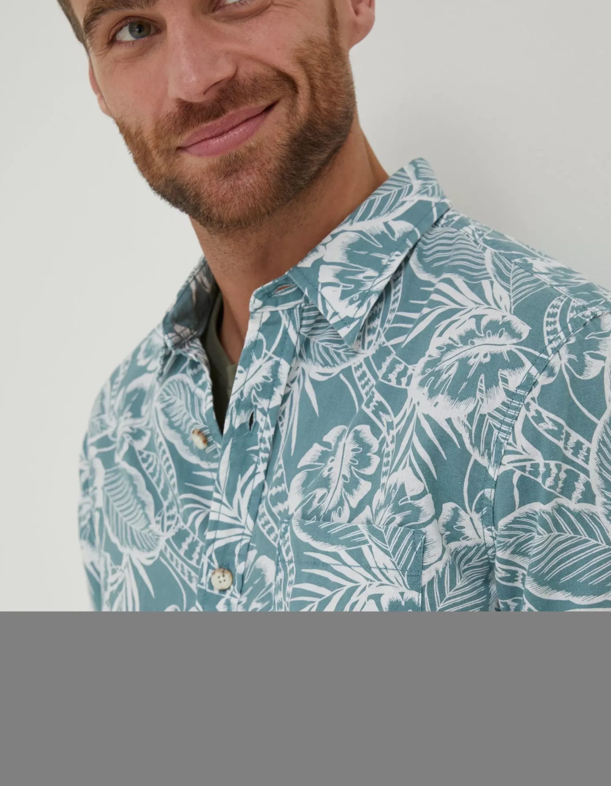 Bugle Palm Print Shirt