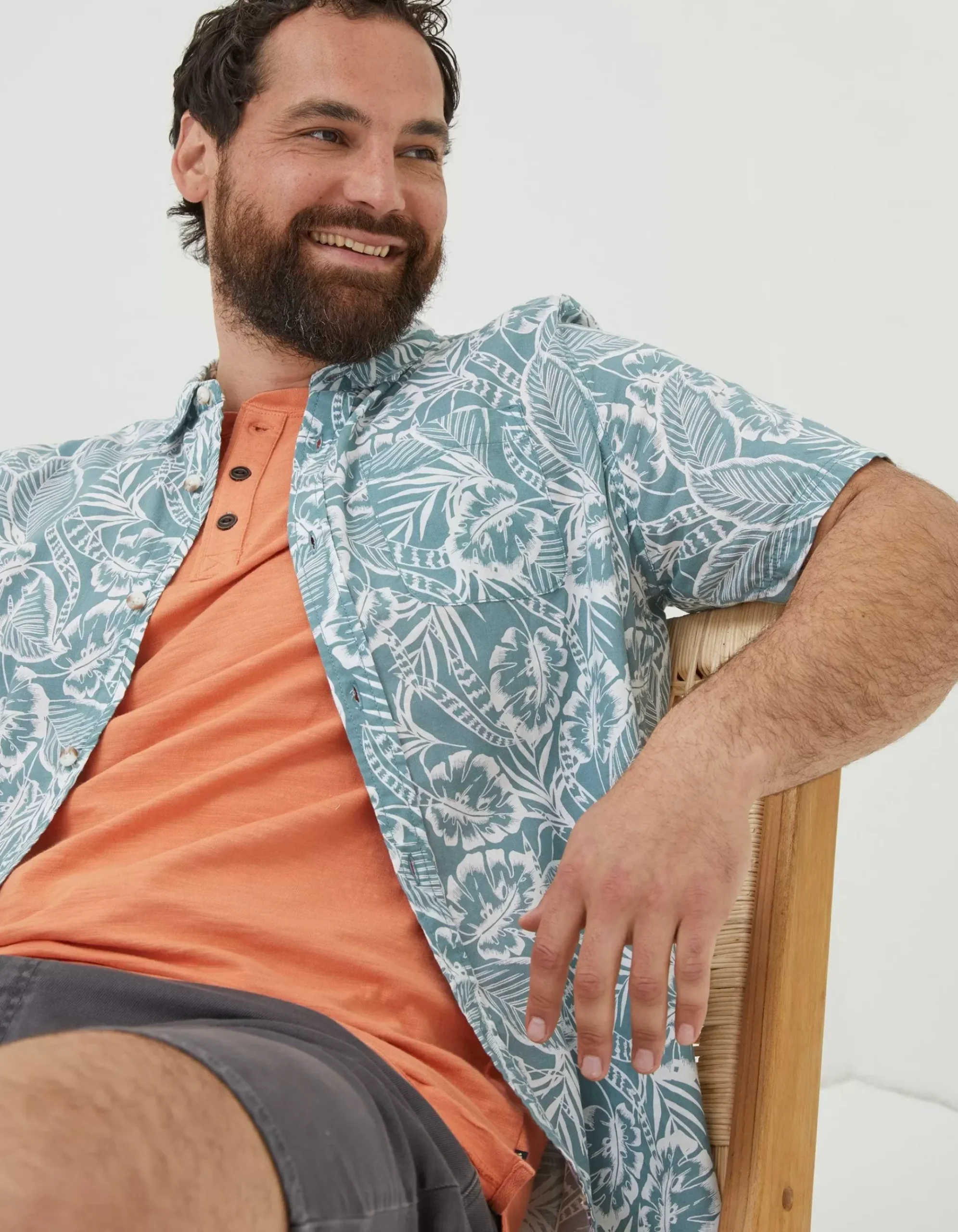 Bugle Palm Print Shirt