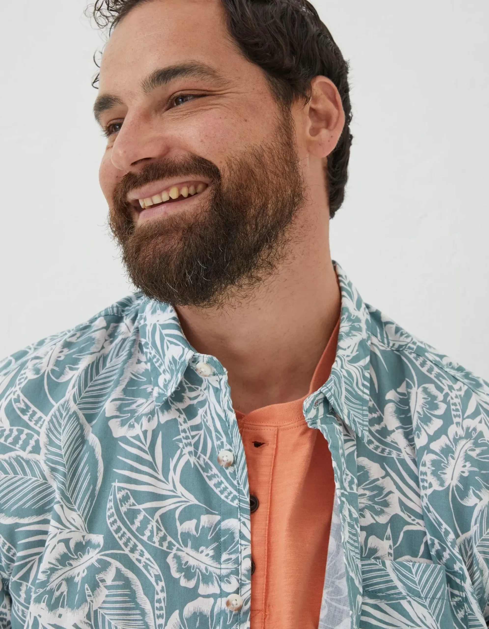 Bugle Palm Print Shirt
