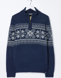 Calder Fairisle Half Neck Jumper