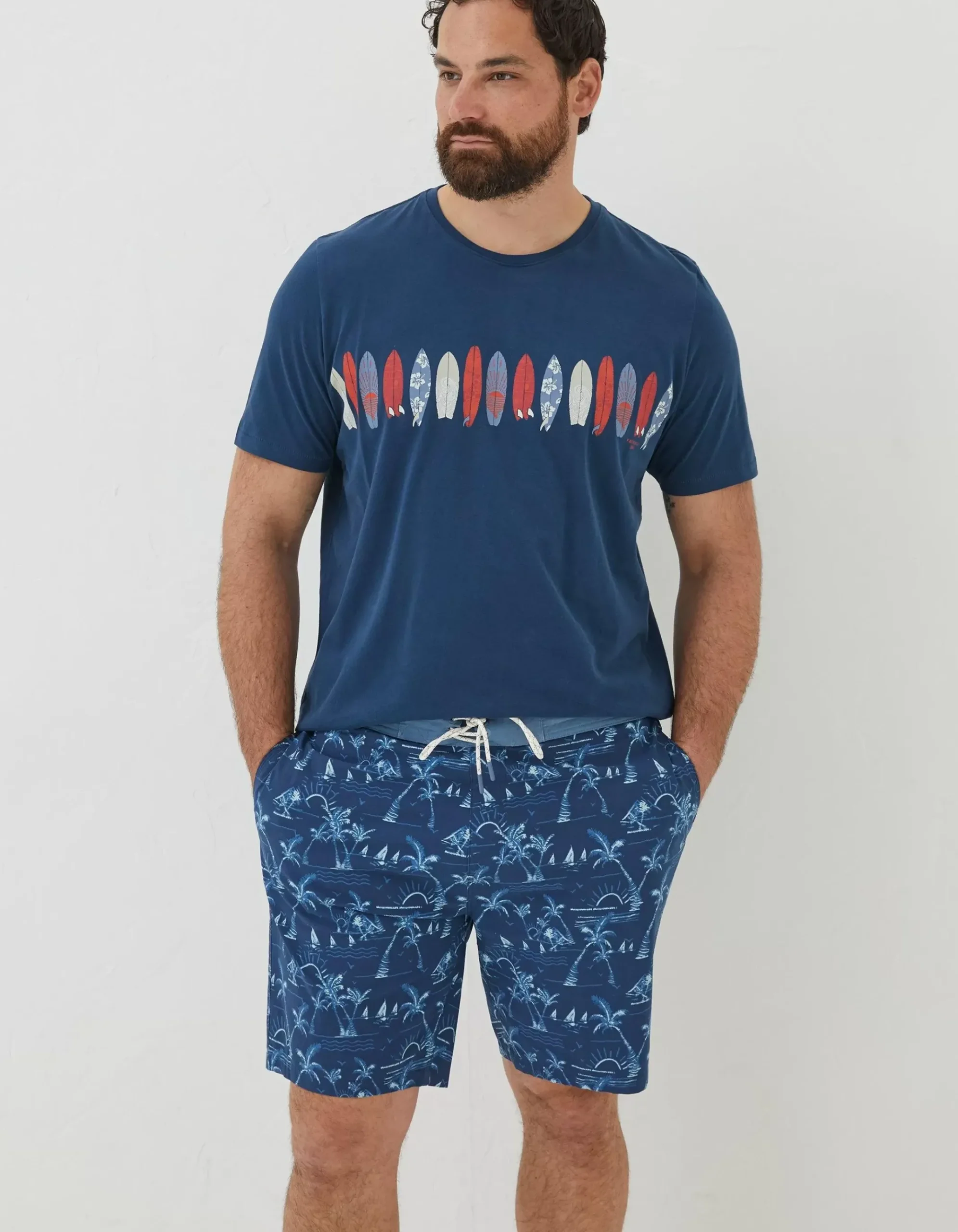 Camber Beach Print Swim Shorts