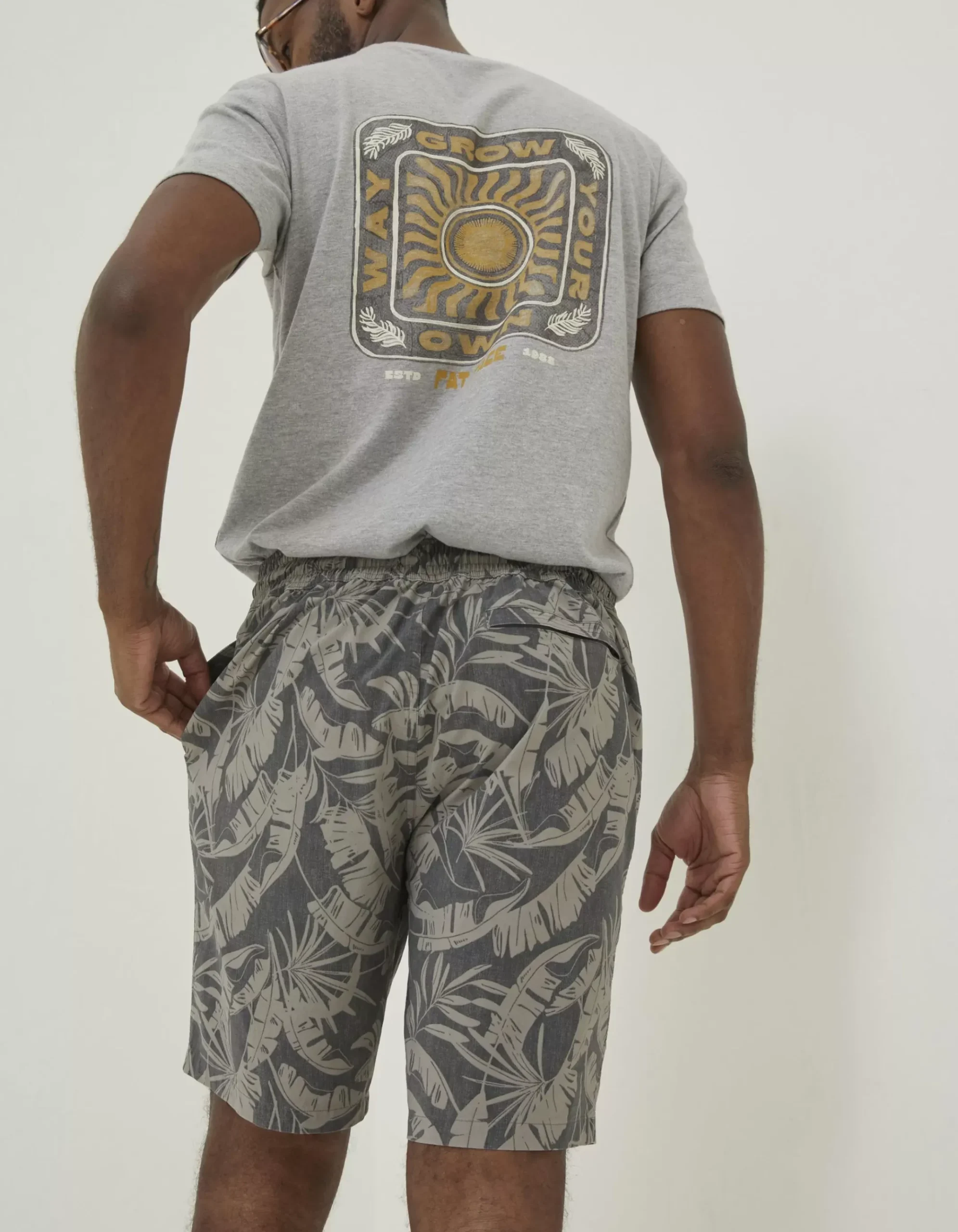 Camber Leaf Print Swim Shorts