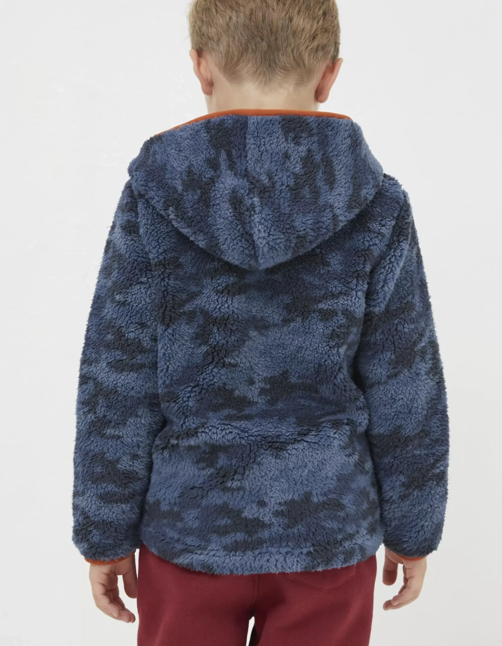 Camo Fleece Zip Up Hoodie