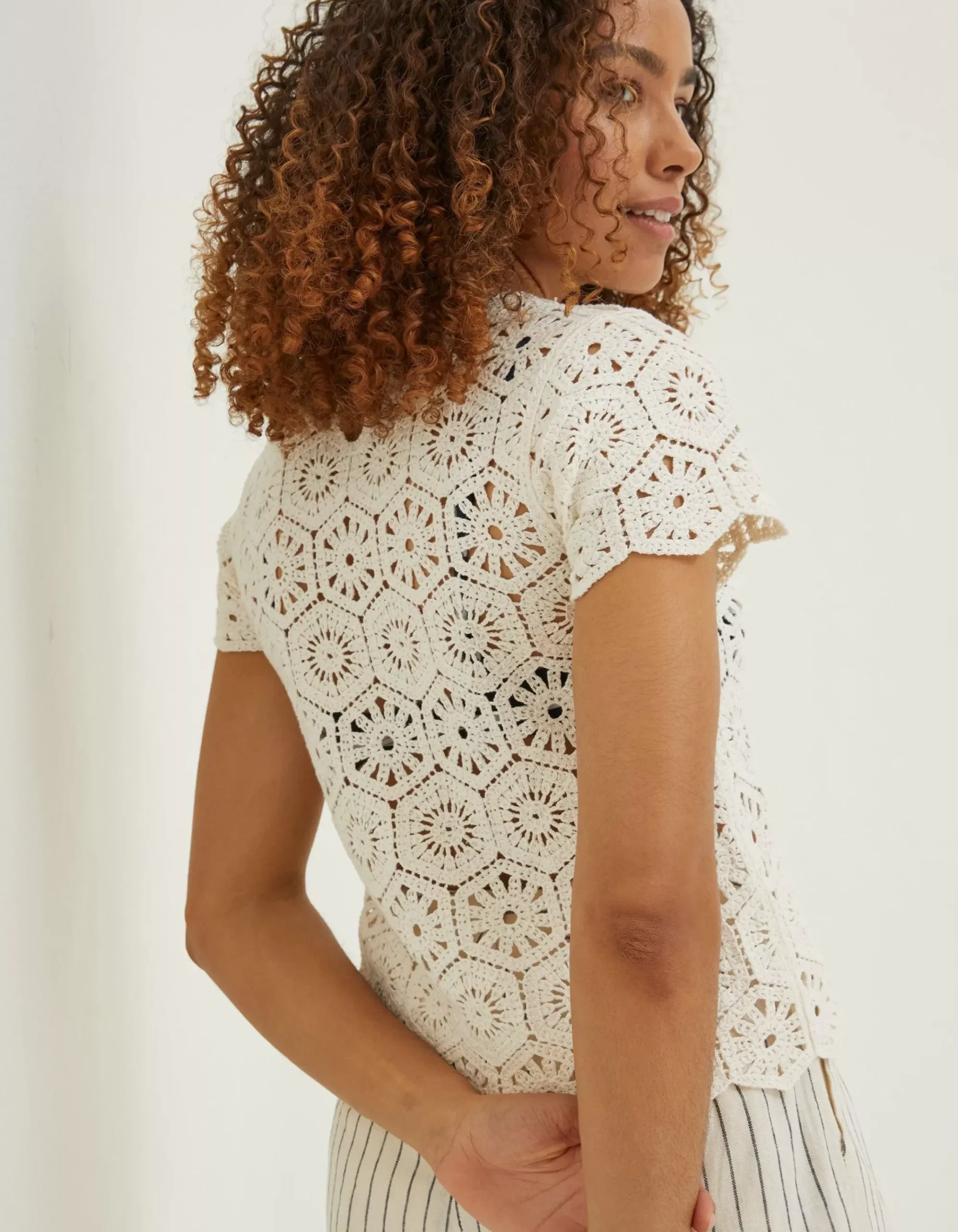 Carrie Crochet Top