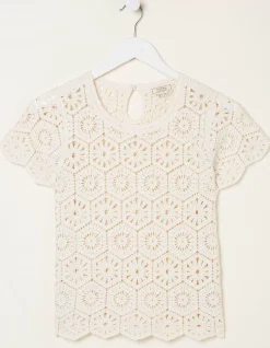 Carrie Crochet Top