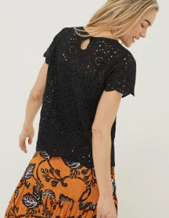 Carrie Crochet Top