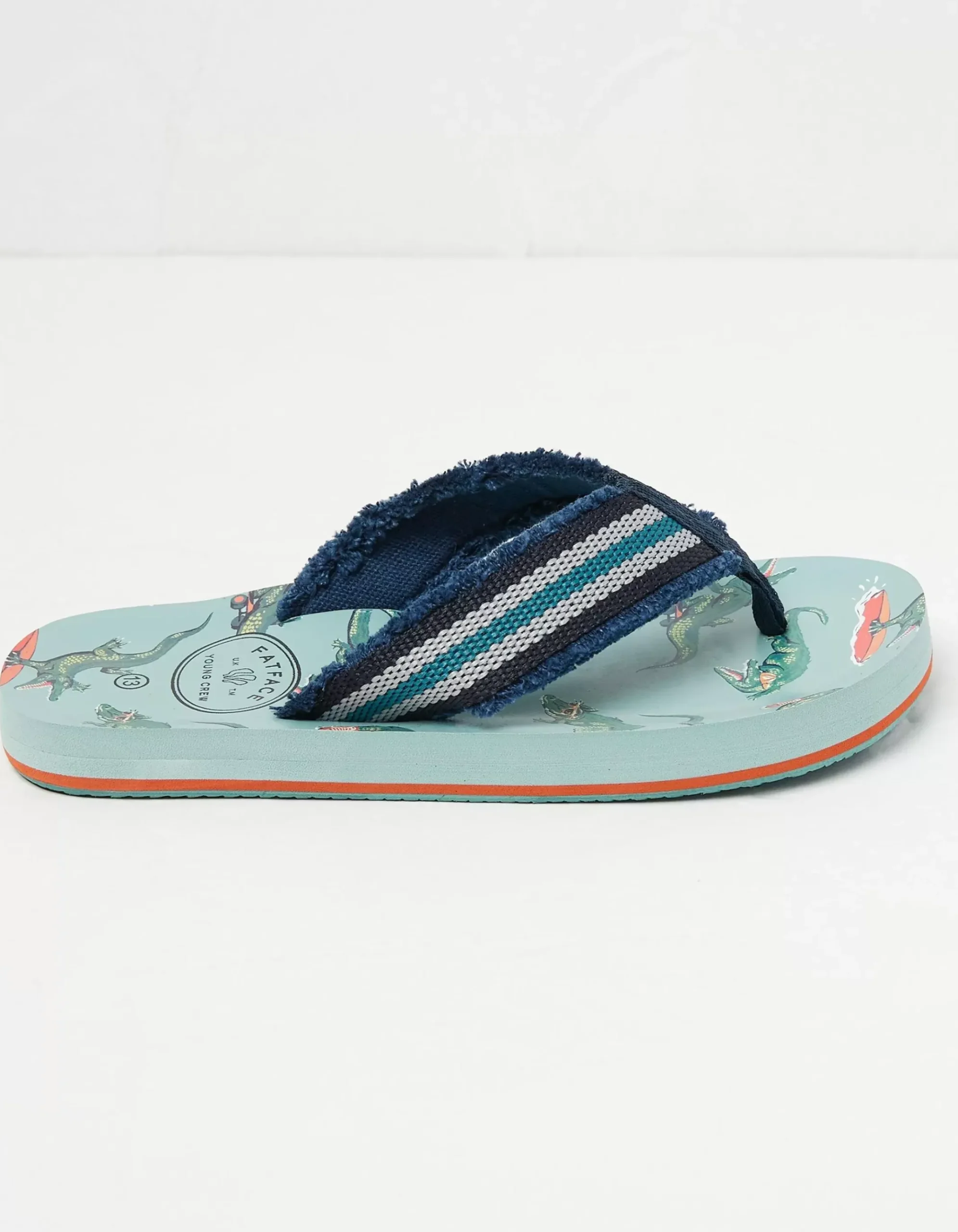 Carter Crocodile Flip Flops