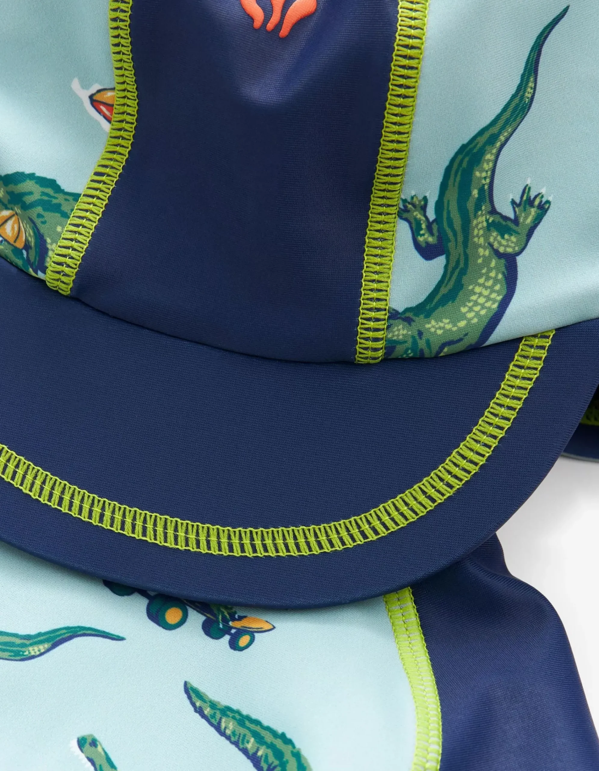Carter Crocodile Surf Suit And Hat Set