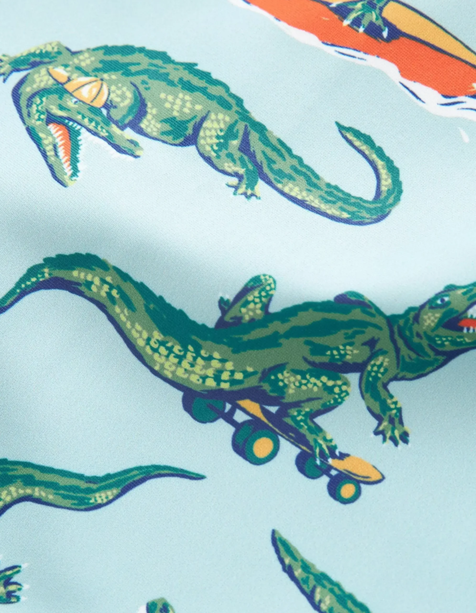 Carter Crocodile Surf Suit And Hat Set