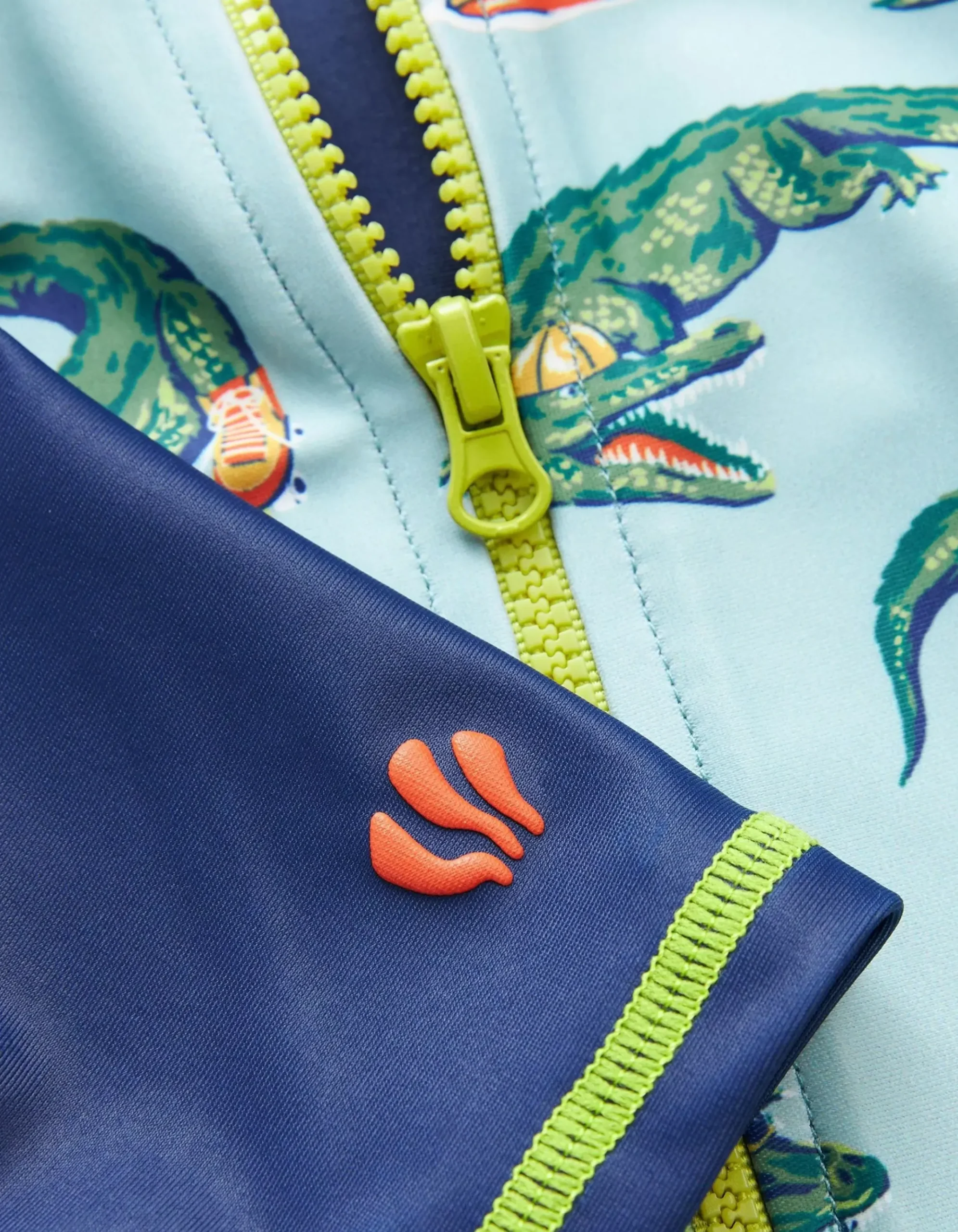 Carter Crocodile Surf Suit And Hat Set