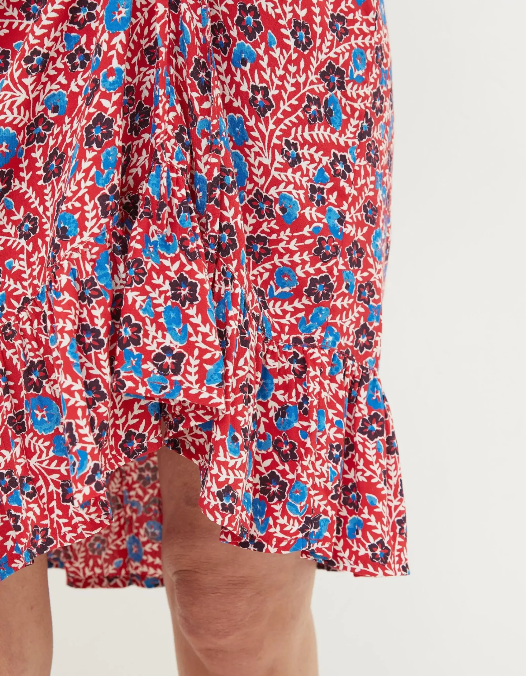 Cece Woodblock Meadow Skirt