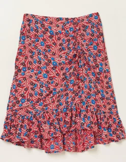 Cece Woodblock Meadow Skirt