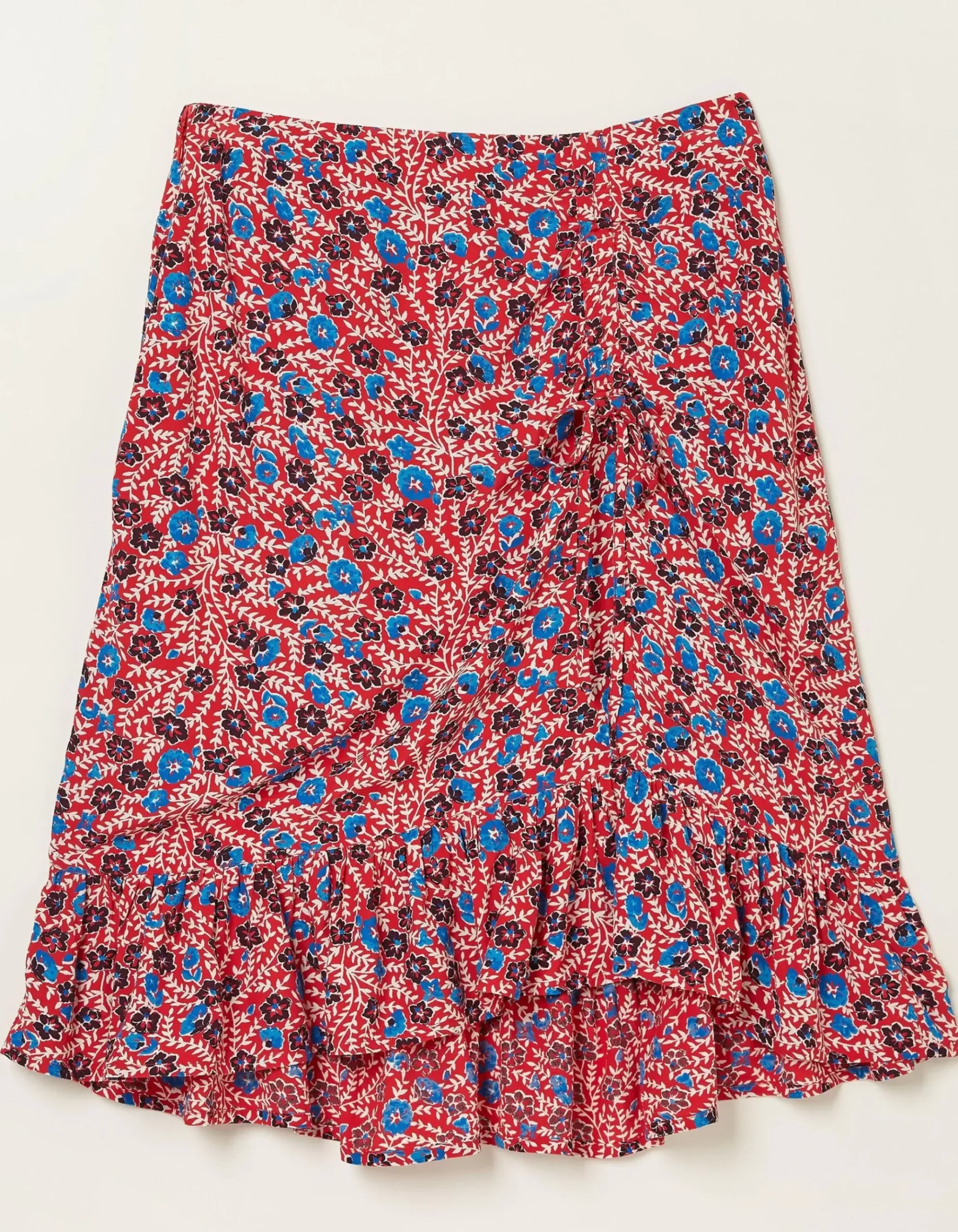 Cece Woodblock Meadow Skirt