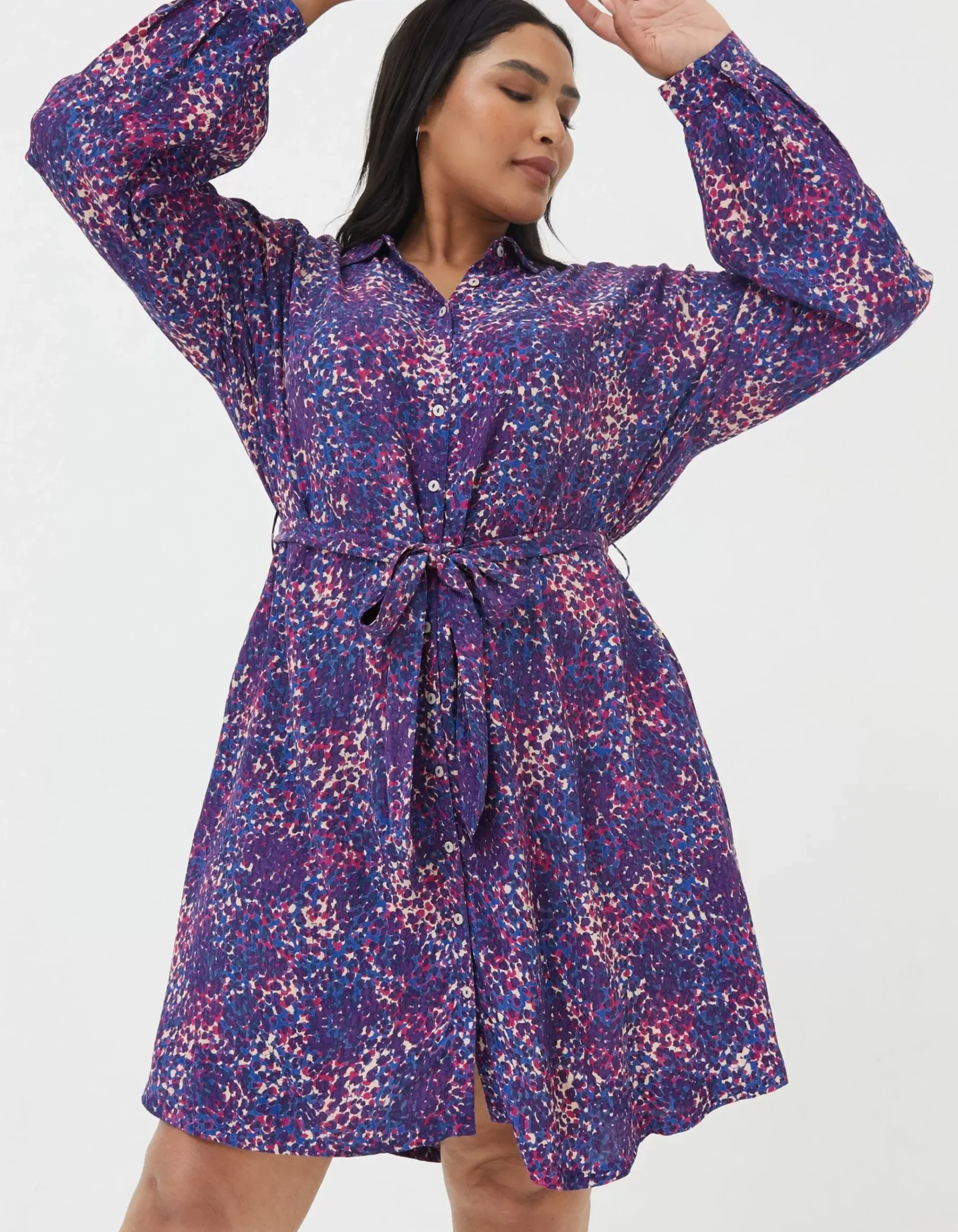 Charlie Spot Shirt Dress