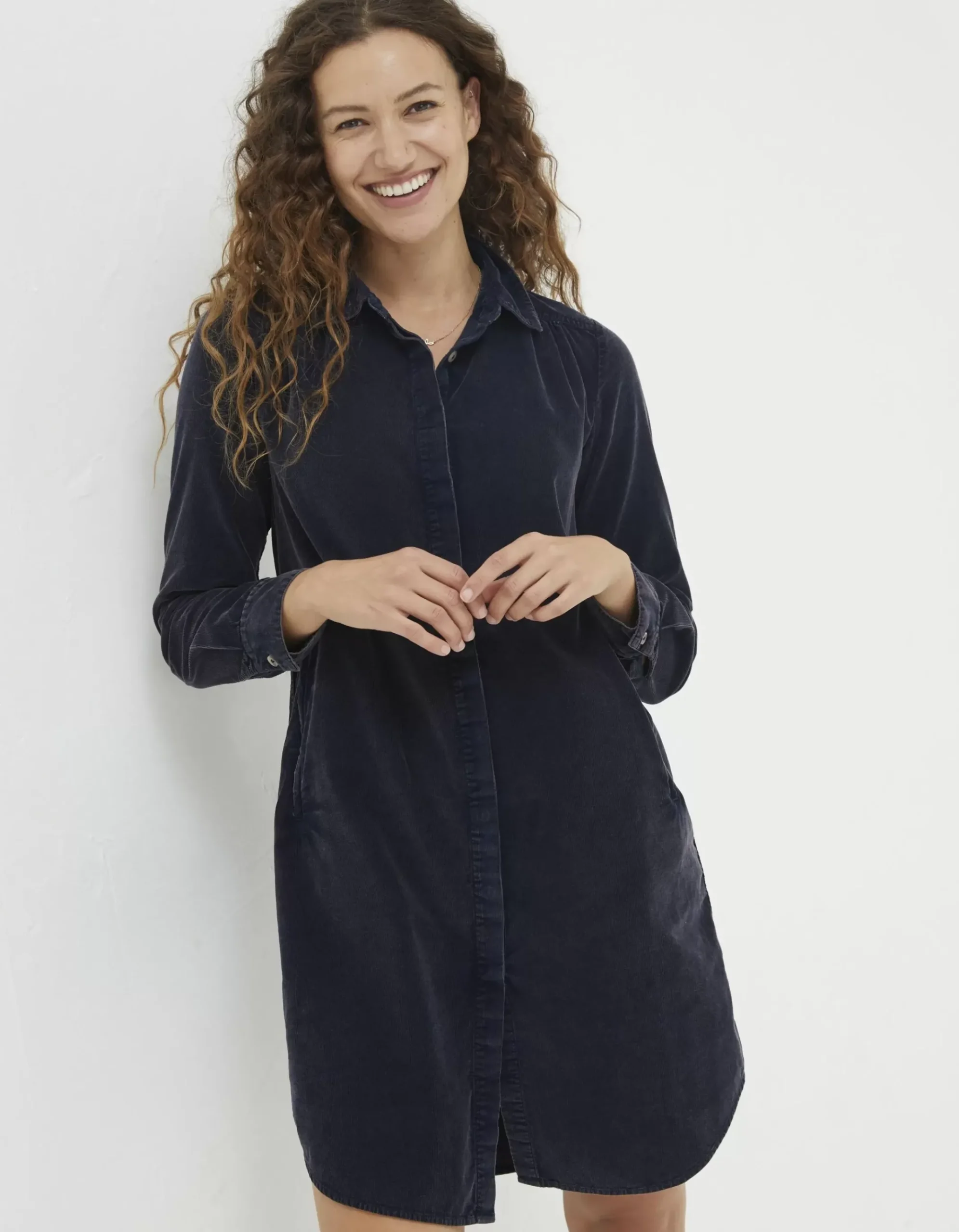 Chester Cord Shirt Dress