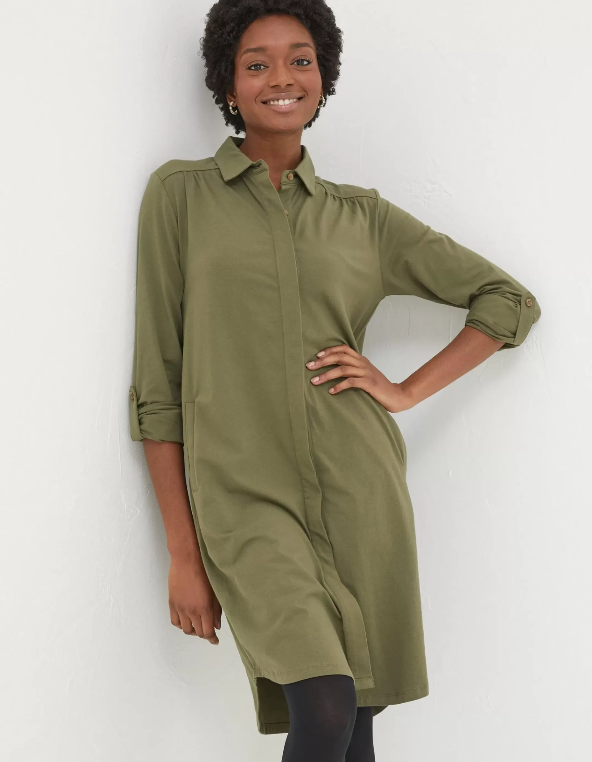 Chester Jersey Shirt Dress