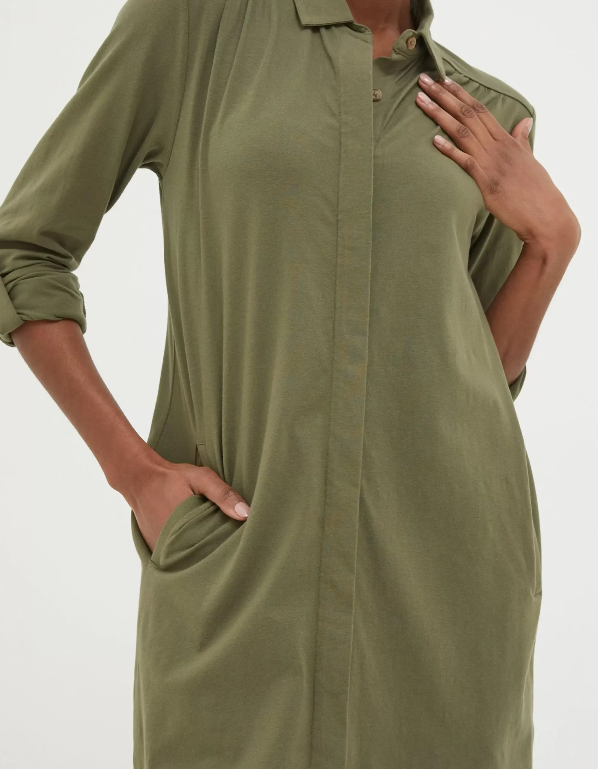 Chester Jersey Shirt Dress